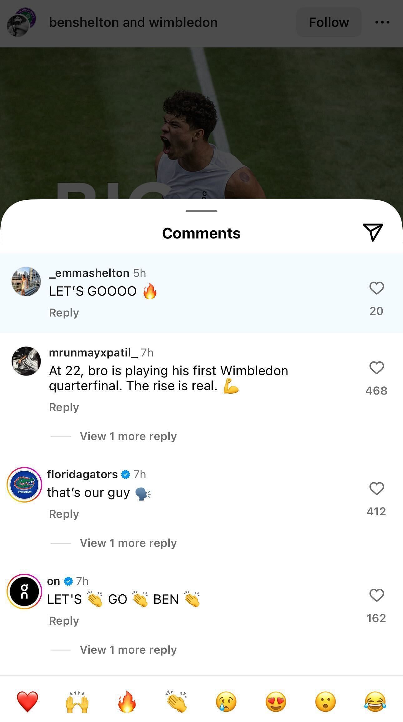 Comments section